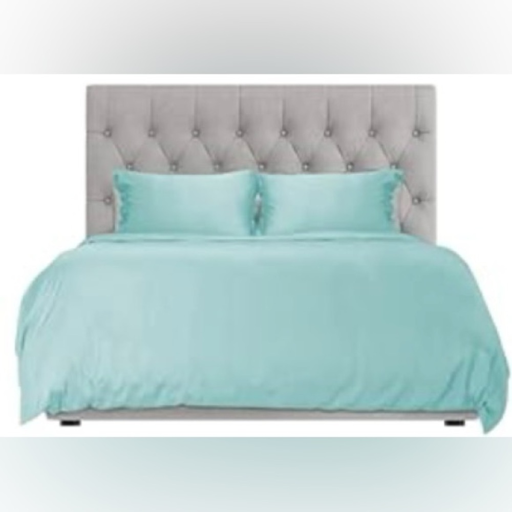 Hotel Sheets Direct turquoise bamboo cooling duvet cover king & 2 pillow cases